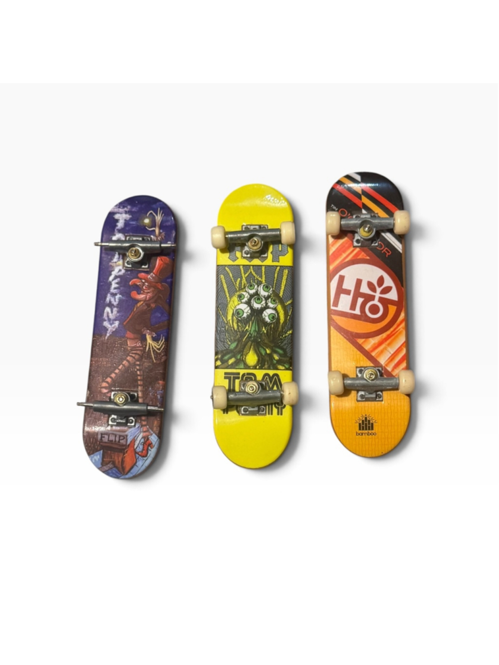 Vtg Y2k Tom Penny Tech Deck Fingerboard Skateboard Set Bundle Flip Habitat